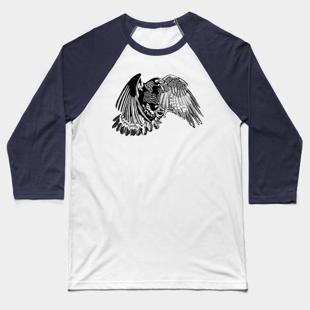 Eagle Baseball T-Shirt by Munda Lyn